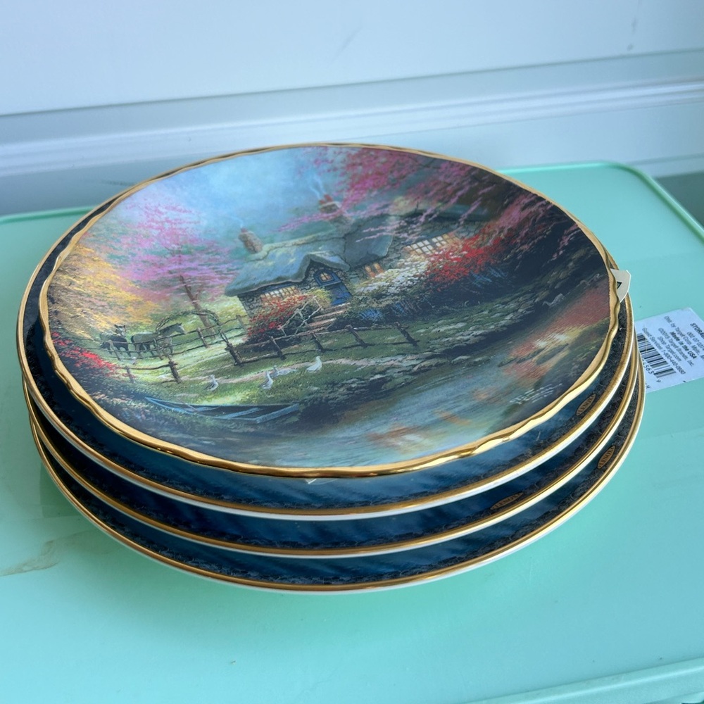 Thomas Kinkade's SET OF PLATES